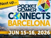 Immagine promozionale ufficiale del Pocket Gamer Connects Barcelona 2026.