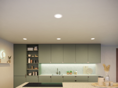 Le luci da incasso Philips Hue Slim offrono illuminazione bianca e colorata. (Fonte: Philips Hue)