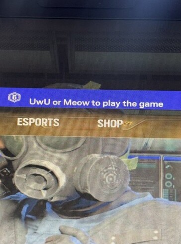 Gli hacker scrivono messaggi personalizzati in Rainbow Six Siege. (Fonte immagine: Pirat_Nation)