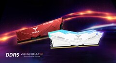 TEAMGROUP ha lanciato nuovi kit di memoria DDR5, il T-FORCE DELTA RGB DDR5 e il T-FORCE VULCAN DDR5. (Immagine: TEAMGROUP)