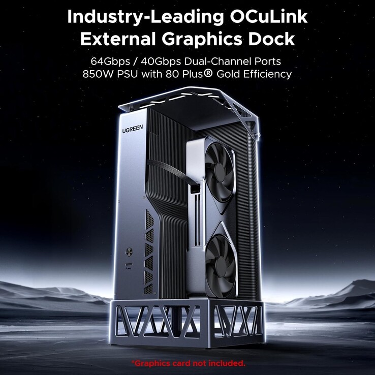 Il dock eGPU LinkStation di Ugreen funziona tramite USB-C e OCuLink. (Fonte immagine: Ugreen via Amazon)