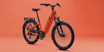 La e-bike Vida E+ EX nella variante di colore “caramello e cannella”
