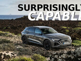 Nonostante il suo chiaro pedigree stradale, l'Audi Q8 e-tron elettrica, con il suo sistema a doppio motore quattro, riesce a compiere alcune impressionanti imprese off-road. (Fonte immagine: Audi - modificato)