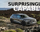 Nonostante il suo chiaro pedigree stradale, l'Audi Q8 e-tron elettrica, con il suo sistema a doppio motore quattro, riesce a compiere alcune impressionanti imprese off-road. (Fonte immagine: Audi - modificato)