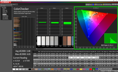 ColorChecker prima della calibrazione