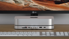 L'hub Satechi Mac mini USB-C aggiornato è dotato di un contenitore per SSD M.2 SATA. (Immagine: Satechi)
