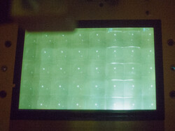 Il LED a matrice dietro l'LCD
