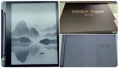 Immagini trapelate del tablet Lenovo Yoga Paper E Ink con stilo (Fonte: Weibo via Liliputing)