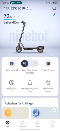 App Ninebot F3 Pro