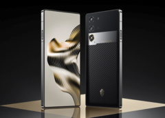 L'edizione RedMagic 10 Pro+ x Golden Saga di Nubia presenta accenti placcati in oro sul pulsante di accensione, sul logo e sul marchio. (Fonte: IT Home)