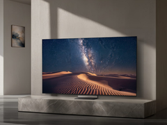 Una TV Samsung sulla parete.