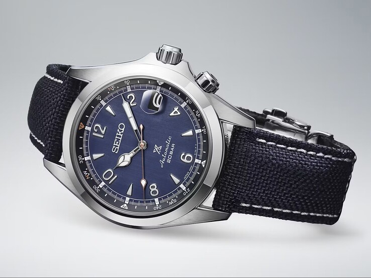 L'orologio Seiko Prospex Alpinist SPB531 presenta una resistenza all'acqua di 20 bar (200 m) (Fonte: Seiko)