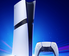 La Sony PlayStation 5 Pro con un controller DualSense