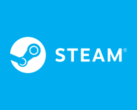 Il logo di Steam su sfondo blu (fonte: Valve)