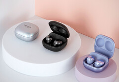 Il Galaxy Buds2 Pro assomiglierà al suo predecessore, nella foto. (Fonte: Samsung)