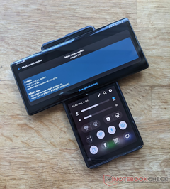 L&#039;LG Wing è ancora sulla patch di sicurezza del luglio 2021 e su Android 10. (Fonte: NotebookCheck)