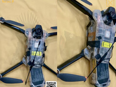 Due primi piani del primo drone antigravità Insta360 (Fonte: via Igor Bogdanov)