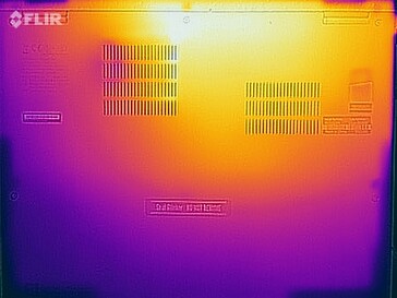 Stress Test: temperature di superficie (lato inferiore)