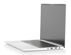 Oltre all&#039;opzione di colore standard Deep Gray, la linea InfinityBook Pro 14 è ora disponibile anche in Ice Gray. (Fonte: Tuxedo)