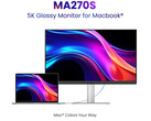 Il monitor BenQ MA270S è dotato di un pannello nano lucido con risoluzione 5k