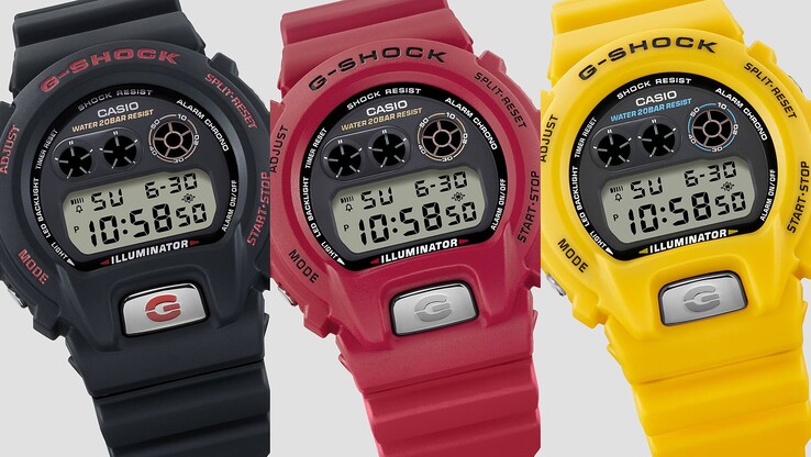Gli orologi Casio G-Shock DW-6900TR. (Fonte: Casio)
