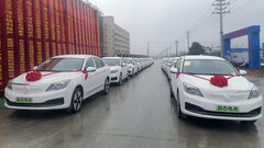 I taxi E70 sono i primi con batteria allo stato semi-solido (immagine: DongFeng)