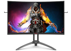 L&#039;AOC AG323QCX2 offre una frequenza di aggiornamento di 155 Hz e una risoluzione di picco di 1440p. (Fonte immagine: AOC)