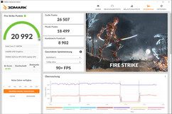 Fire Strike (collegato alla rete elettrica, overboost, TGP 140W)