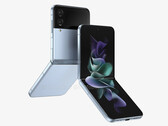  Galaxy Z Flip4 assomiglierà al suo predecessore ma con un display più grande. (Fonte: @OnLeaks &amp; 91mobiles)