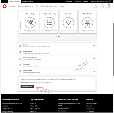 Attivare la modalità Bridge