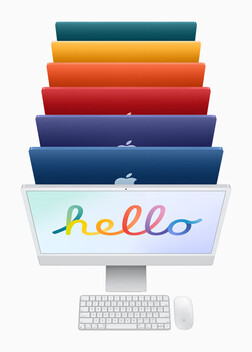 Gamma di colori. (Fonte dell'immagine: Apple)