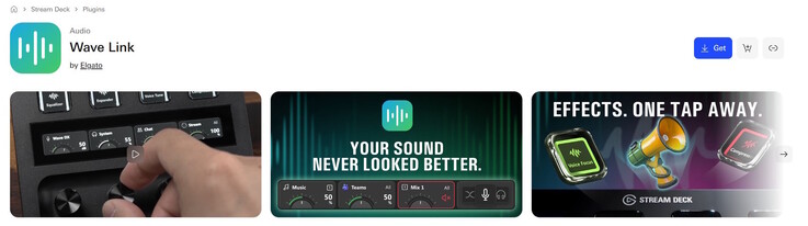 Plugin Wave Link per Stream Deck dal mercato