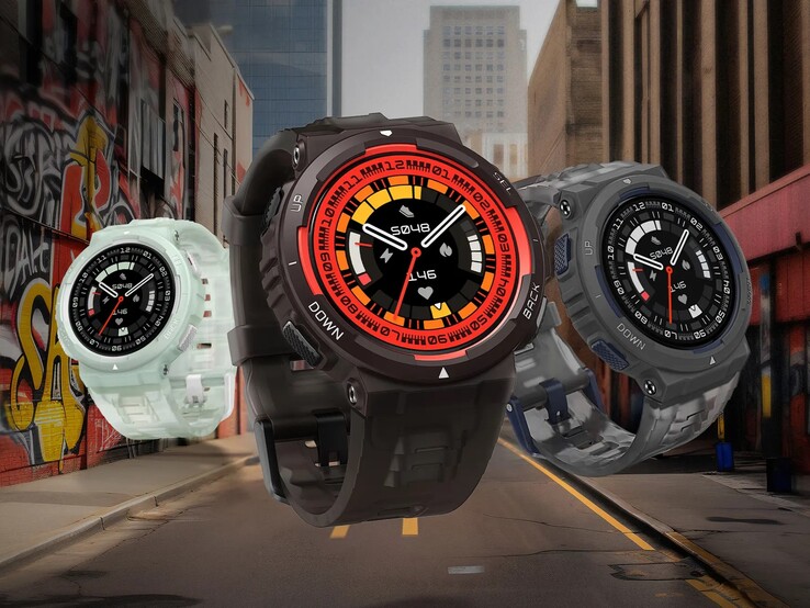 La gamma di smartwatch Amazfit Active Edge. (Fonte: Amazfit)