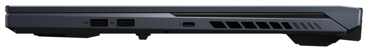 Lato destro: 2x USB 3.2 Gen 1  (Type-A), Thunderbolt 3 (DP 1.4, Power Delivery 3.0)