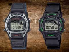 I nuovi orologi Standard di Casio includono il modello W220HF-8AV (a sinistra) e il modello W220H-1A3V (a destra). (Fonte: Casio)