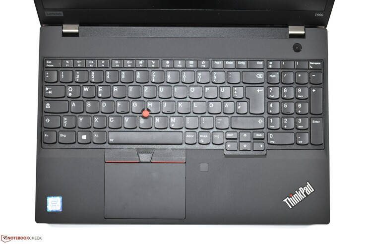 area tastiera del Lenovo ThinkPad T590