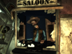 Uno screengrab di Fallout New Vegas in esecuzione su un pc