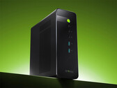 L'Evo-X5 Pro è un po' più conveniente del Minisforum MS-S1 Max-P495. Nell'immagine: una foto promozionale che mostra la parte anteriore del mini PC.