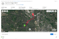 GPS test: Garmin Edge 500 - panoramica