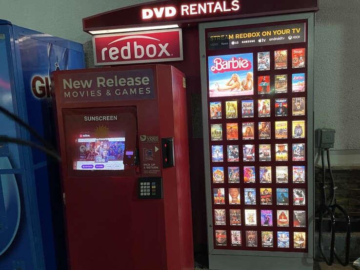 Una stazione di noleggio DVD di fronte ad un supermercato di Las Vegas. (Foto: Andreas Sebayang/Privato)