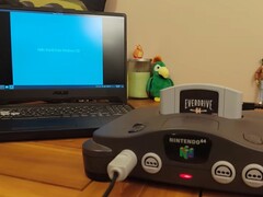 Uno screengrab di Windows CE 2.11 in esecuzione su un Nintendo 64