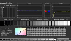 CalMAN: scale di grigio (calibrate)