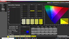 CalMAN: Saturazione colore (calibrato)