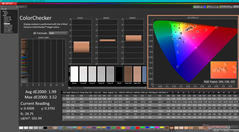 ColorChecker prima della calibrazione