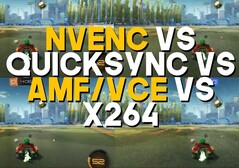 Grazie alla reintroduzione delle cornici B, l'AMF di AMD è ora a distanza di sicurezza dai suoi concorrenti. (Fonte immagine: EposVox su Youtube)