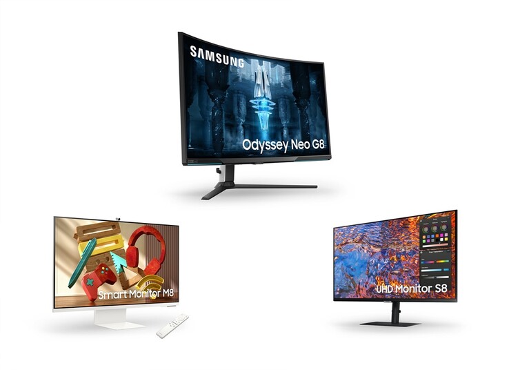 Samsung presenta in anteprima 3 dei suoi ultimi monitor. (Fonte: Samsung Newsroom)