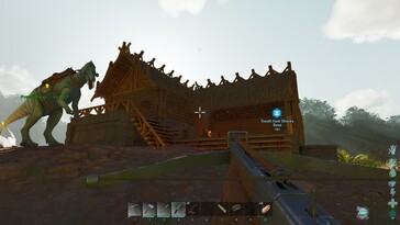 Nella foto: uno screenshot del gameplay di ARK: Survival Ascended.