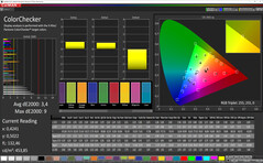 CalMAN - precisione del colore (standard, sRGB)