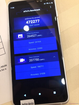 Punteggio Snapdragon 865 reference device AiTuTu.