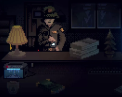 In Last Report, i giocatori si calano nei panni di un ranger del parco che fa il turno di notte. Nella foto, una schermata del gioco. (Fonte: Steam)